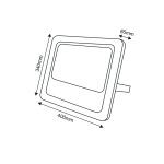 Слънчев SMD LED прожектор 300W 6000K IP66 120° Ra70 - Image 2