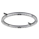 TKOR-Mini релсово кръгло линейно LED осветление черно/бяло 30W 3000K 2328 лм 45°