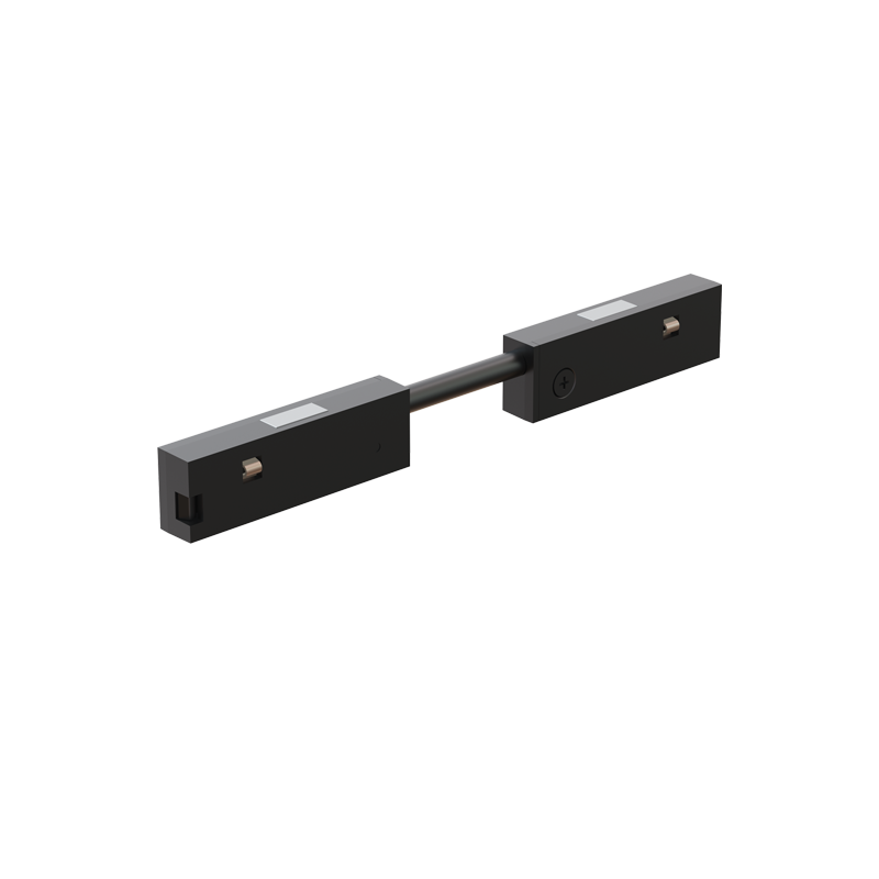 TMCCB Черен ъглов електрически конектор с кабел за мини магнитна релса 24V DC - Image 1