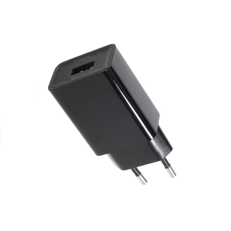 USBPLUG Черен USB адаптер 230 VAC (0.45 A) / 5 VDC (1 A) - Image 1
