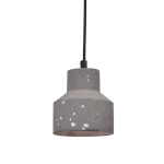 Висяща лампа Netto Belfast 1xE27 черен цимент-гравий Φ12x120 см