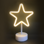 39 неонови LED светлинки с батерия (3xAA)/USB, топла бяла светлина, IP20, 19x10x28.5 см