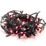 Гумена LED гирлянда 100 LED (на 10 cm), червена, свързваща се (макс. 10 комплекта), IP44, 10 m