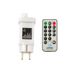 Адаптер 31VDC 12W с 8 функции и IR дистанционно управление (ON/OFF+8F+таймер+димер), макс. 1500 LED
