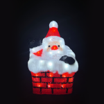 Акрилен комин Santa 50 LED студено бяло IP44 23,5x23,5x35 см