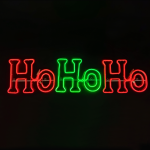 HOHOHO 750 двойна неонова LED въжена светлина 7,5 м зелена и червена светкавица IP65 750 LED