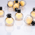 11 слънчеви LED нишкови светлини WW панел IP20 1,35 м 50 см водеща кабел