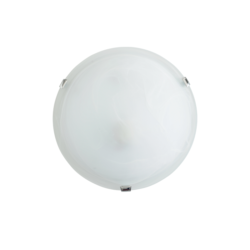 XD01300W Таванно/стенно осветително тяло D30 ALBATRE бяло стъкло 60W - Image 1