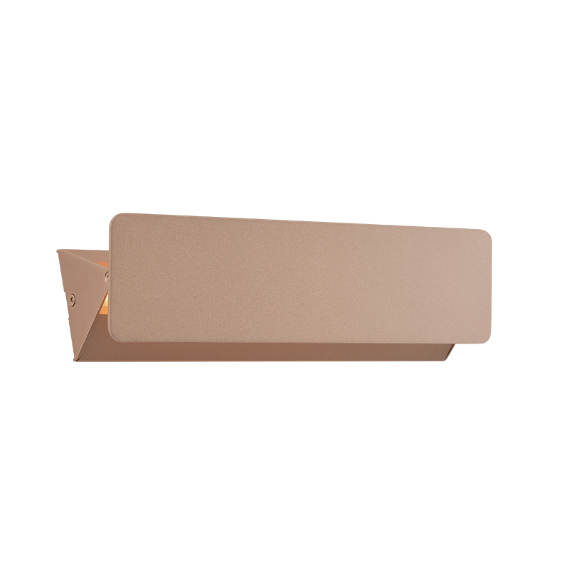 ZD806410LEDGD Стенна лампа LED Netto 10W 3000K злато алуминий 31x8x5.5 см Pyramid - Image 1