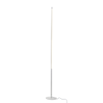 LED подова лампа 18W 3000K 1440 лм алуминиева бяла с докосвателен димер D18x1.8x146 см AVENUE