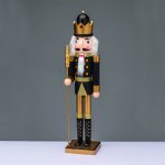 Лешникотрошачка Кинг със скиптър черен 106 см