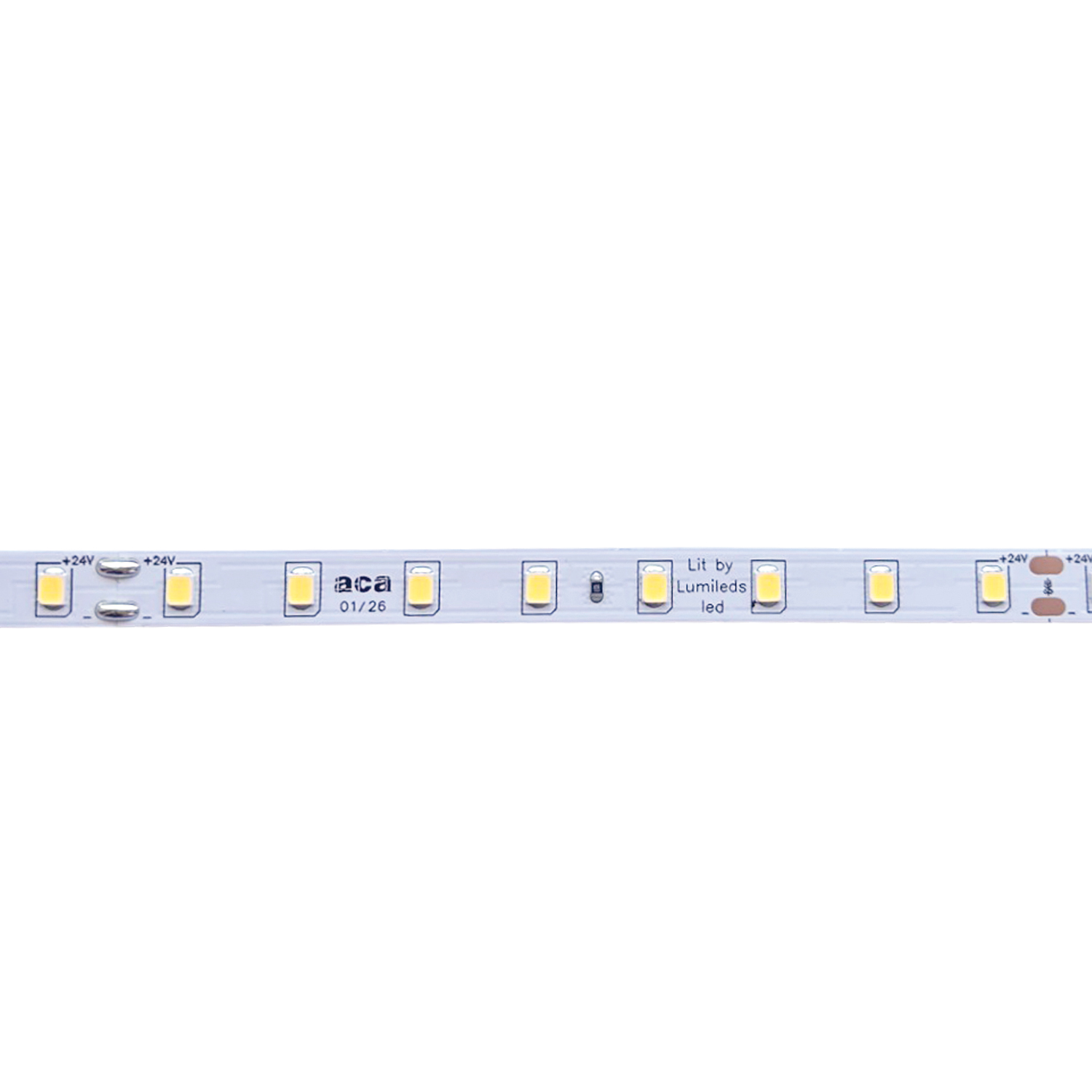 24488040L LUMILED LED лента 5 м, 4,8 W/м, 820 лм/м, 24 V DC, IP20, 4000 K, Ra80, 8 мм, 5 години/ цена за 1 метър - Image 1