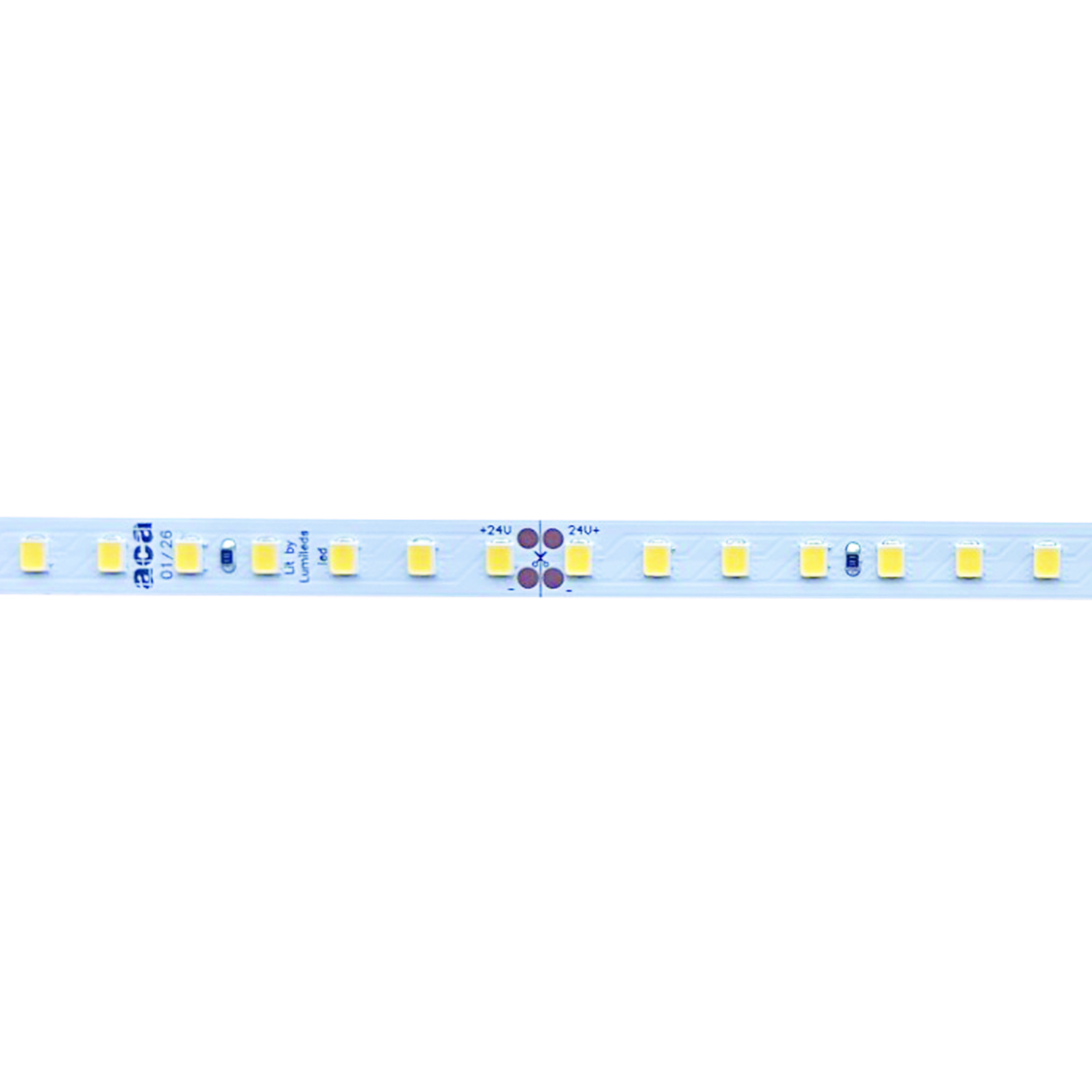 24778040LHS LUMILED LED лента 5 м, 7,7 W/м, 1320 лм/м, 24 V DC, IP65, термоусаждаема изолация, 4000 K, Ra80, 8 мм, 5 години гаранция/ цена за 1 метър - Image 1