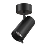 AI META II – таванна алуминиева спот-лампа в черен цвят с двоен сензор и Bluetooth, 15 W, CCT, 220–240 V, 36°, 60 × 135 mm × 90 mm