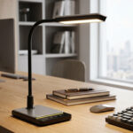 НАСТОЛНА ЛАМПА, ЧЕРНА, ABS, LED SMD, 7 W, CCT 3000 K–4000 K–6000 K, IP20 - Image 2