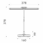 НАСТОЛНА ЛАМПА  БЯЛА ABS+ СИЛИКОН LED SMD 8 W 300 LM CCT 3000 K–3800 K–5700 K IP20 - Image 3