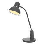 НАСТОЛНА ЛАМПА ОТ ЧЕРЕН АЛУМИНИЙ + ABS, LED SMD 8 W, 400 LM, CCT 3000 K–3800 K–5700 K, IP20