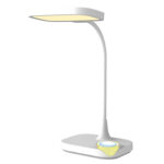 НАСТОЛНА ЛАМПА, БЯЛА, ABS+ СИЛИКОН, LED SMD, 10 W, 400 LM, 3800 K, IP20