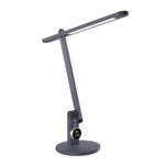 НАСТОЛНА ЛАМПА, МЕТАЛИЧНО СИВ АЛУМИНИЙ + ABS, LED SMD, 12 W, 560 LM, CCT 3000 K–3800 K–5700 K, IP20