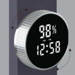 НАСТОЛНА ЛАМПА, МЕТАЛИЧНО СИВ АЛУМИНИЙ + ABS, LED SMD, 12 W, 560 LM, CCT 3000 K–3800 K–5700 K, IP20 - Image 4