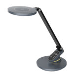 НАСТОЛНА ЛАМПА, МЕТАЛИЧНО СИВА, ABS, LED SMD, 10 W, 550 LM, CCT 3000 K–4000 K–5700 K, IP20