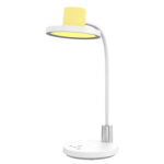 НАСТОЛНА ЛАМПА, БЯЛА, ABS+ СИЛИКОН, LED SMD, 10 W, 500 LM, CCT 3000 K–3800 K–5700 K, IP20
