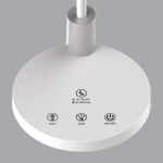 НАСТОЛНА ЛАМПА, БЯЛА, ABS+ СИЛИКОН, LED SMD, 10 W, 500 LM, CCT 3000 K–3800 K–5700 K, IP20 - Image 4