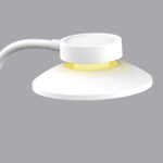 НАСТОЛНА ЛАМПА, БЯЛА, ABS+ СИЛИКОН, LED SMD, 10 W, 500 lm, CCT 3000 K–3800 K–5700 K, IP20 - Image 4