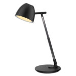НАСТОЛНА ЛАМПА ОТ ЧЕРЕН АЛУМИНИЙ И ABS, LED SMD, 8 W, 580 LM, CCT 3000 K–4100 K–6300 K, IP20