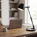 НАСТОЛНА ЛАМПА ОТ ЧЕРЕН АЛУМИНИЙ И ABS, LED SMD, 8 W, 580 LM, CCT 3000 K–4100 K–6300 K, IP20 - Image 2