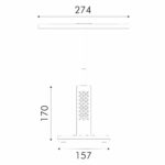 НАСТОЛНА ЛАМПА, БЯЛА, ABS, LED SMD, 10 W, 500 lm, CCT 3000 K–3800 K–5700 K, IP20 - Image 3