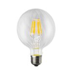 LED лампа с нажежаема нишка E27 с регулиране на яркостта Bria 6 W, 2700 K, 230 V променливо напрежение, 690 lm, RA80, 30 000 часа, 360°
