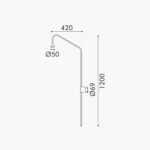СТЕНА ПЯСЪЧНО ЧЕРНА СТОМАНА+АЛУМИНИЙ LED SMD 5W 3000K 440LM IP20 - Image 3