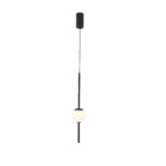 ПЕНДЕЛ ПЯСЪЧНО ЧЕРЕН АЛУМИНИЙ+СТОМАНА+PC LED SMD 36W 3000K 550LM IP20