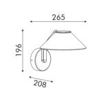 Външна стенна лампа 12 W, 920 LM, 3000 K, IP65, черна - Image 2
