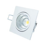 P/O квадратен бял LED прожектор 6 W, 4000 K, 430 lm, COB, 230 V, 60°, Ra80