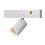 MINI БЯЛ МАГНИТЕН СПОТ 24 V DC 1 W 3000 K 80 LM 24° RA90 5 години Φ12x22(38) мм