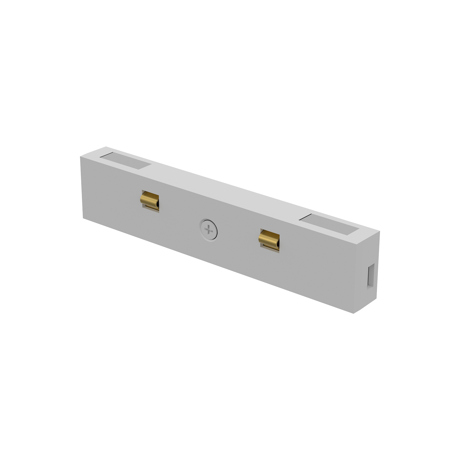TMSCW БЯЛ ПРАВ ЕЛЕКТРИЧЕСКИ КОНЕКТОР ЗА МИНИ МАГНИТНА РЕЛСА 24 V DC - Image 1