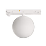 TOB-MINI Магнитна лампа, бял алуминий, LED SMD, 4,5 W, 3000 K, 670 lm, Φ60x60 mm, 5 години гаранция