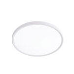 LED таванна лампа, бяла, кръгла, 170–265 V променливо напрежение, 24 W, 3CCT, 2400 lm, Ra80, Φ300 × 25 mm, IP40